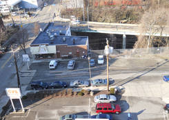 
                                	        Centre Ave Shops: Aerial View
                                    
