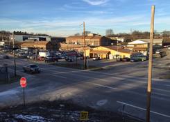 
                                	        1019 Logan Road: View of intersection from property
                                    