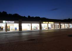 
                                	        St. Marys Plaza: Under-canopy lighting along entire plaza
                                    